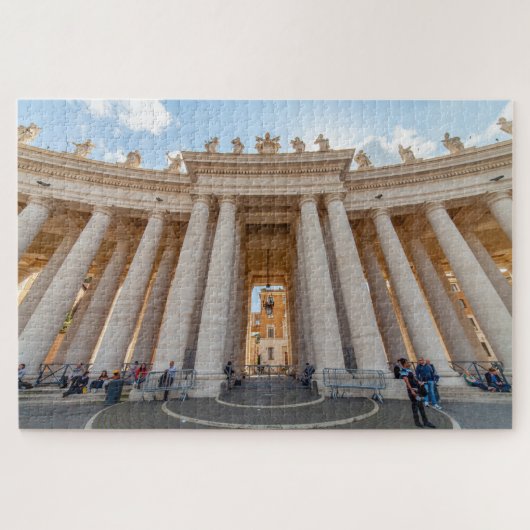 Puzzle Colonnade de Bernini, place Saint-Pierre, Rome, It (Horizontal)