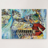 Puzzle Colorado Rocky Mountains River Crystal Mill (Horizontal)