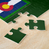 Puzzle Colorado Texte, Drapeau, Sceau, Trimestre, Carte (Côté)