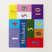 Puzzle ColorBlocks + nom et numéros Pc surdimensionnés de (Vertical)