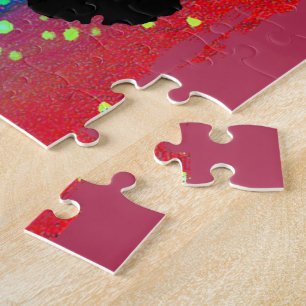 Puzzle Colorburst circulaire avec le pom-pom girl