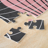 Puzzle Coloré abstrait, motif artistique transparent. (Côté)