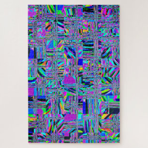 Puzzle Coloré Abstrait  Rock Pile Motif