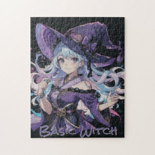 Puzzle Coloré/Anime/sorcière/Halloween (Vertical)