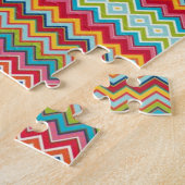 Puzzle coloré Chevron (Côté)