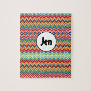 Puzzle coloré Chevron