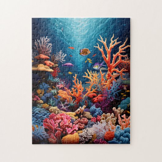 Puzzle coloré Coral Reef (Vertical)