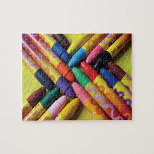 Puzzle coloré Crayon