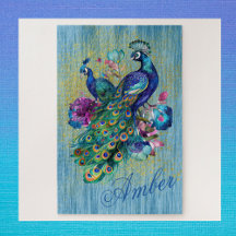 Coloré dynamique panache de paon paon queue person