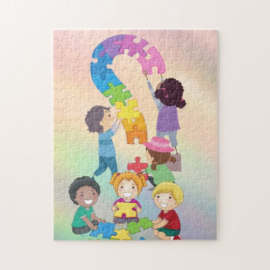 Puzzle coloré géant (Vertical)