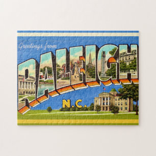 Puzzle Coloré Raleigh NC 11x14