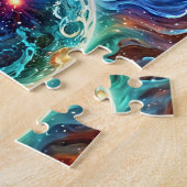 Puzzle coloré Unicorn (Côté)