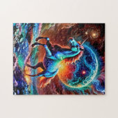 Puzzle coloré Unicorn (Horizontal)