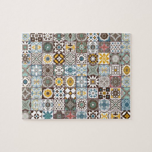 Puzzle Colored Moroccan (Horizontal)