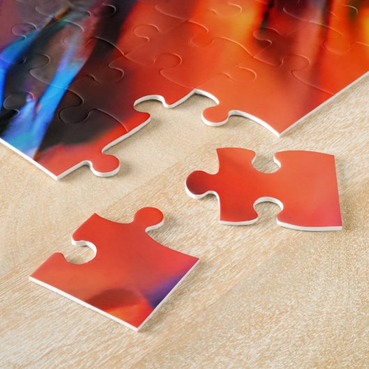 Puzzle Colorful Abstrait Deer Difficile Difficulté (Côté)