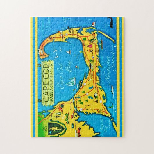 Puzzle Colorful Cape Cod 11x14 (Vertical)