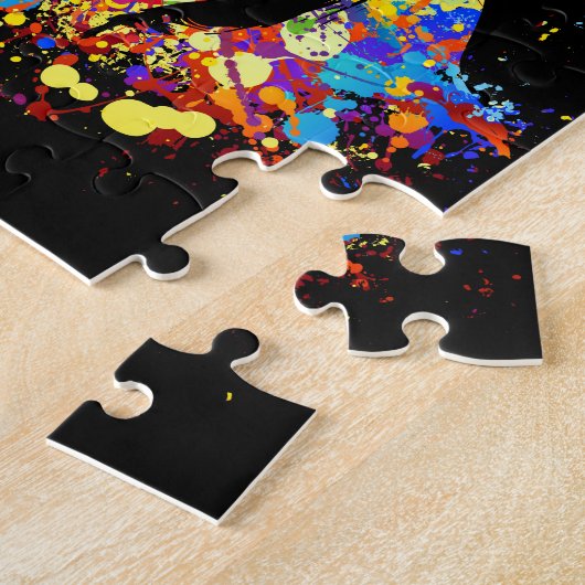 Puzzle Colorful Dogue de Bordeaux (Côté)