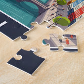 Puzzle Colorful Dublin Cityscape – River Liffey & Bridges (Côté)