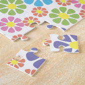 Puzzle Colorful floral art pattern design (Côté)