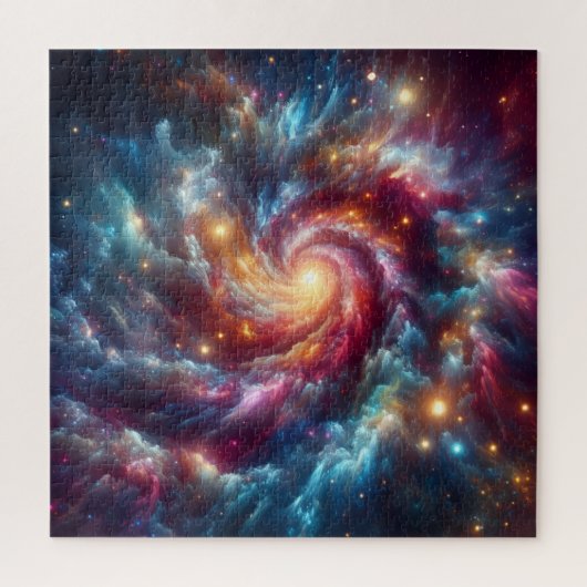 Puzzle Colorful Galaxy (Vertical)