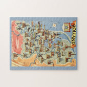 Puzzle Colorful Holland Map  (Horizontal)