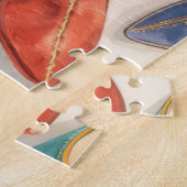 Puzzle Colorful Moroccan Babouche Slippers (Côté)