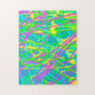 Puzzle Coloriez Mes Rêves Motif Gribouillage Expressif Ar