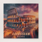 Puzzle Colosseum Rome Italie Vintage voyage (Vertical)