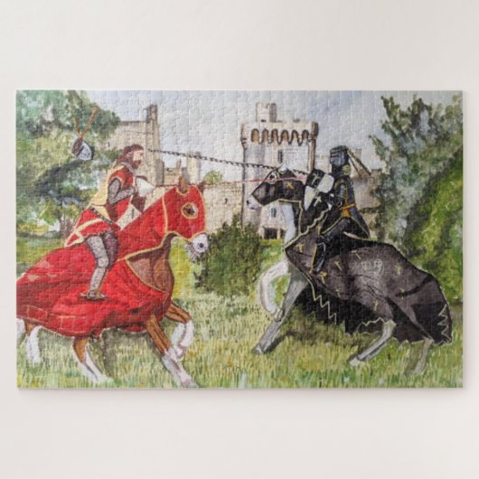 Puzzle Colourful Medieval Joust 20 x 30 1014 pieces (Horizontal)