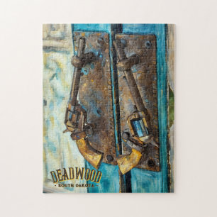 Puzzle Colt 45 poignées de porte de pistolet sur le salon