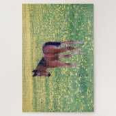 Puzzle Colt dans le champ de Dandelion (Vertical)