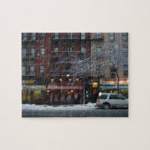 Puzzle Columbus Avenue Upper West Side New York Snow NYC (Horizontal)