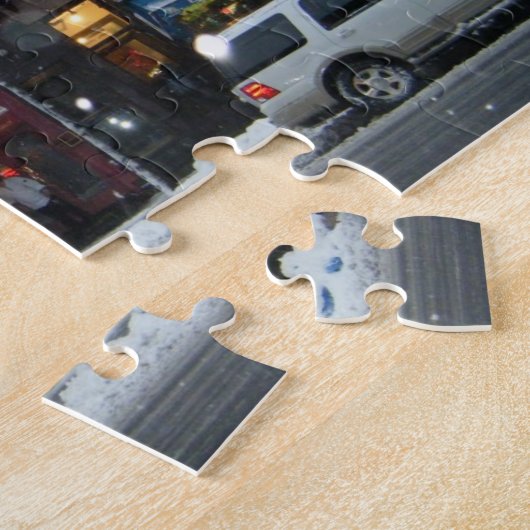 Puzzle Columbus Avenue Upper West Side New York Snow NYC (Côté)