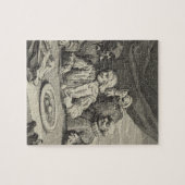 Puzzle Columbus cassant l'oeuf (Christophe Colomb) (Horizontal)