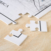 Puzzle Columbus Ohio USA Travel City Map Poster (Côté)