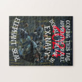 Puzzle Combat de cage de l'éléphant marin de l'US Navy du (Horizontal)