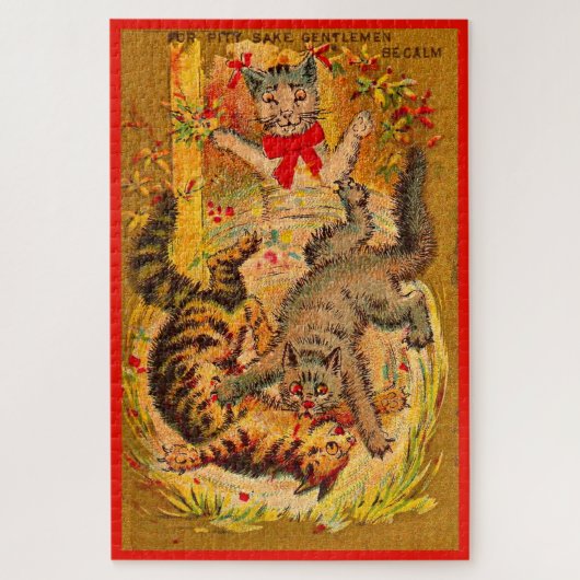 Puzzle combat de chat (Vertical)