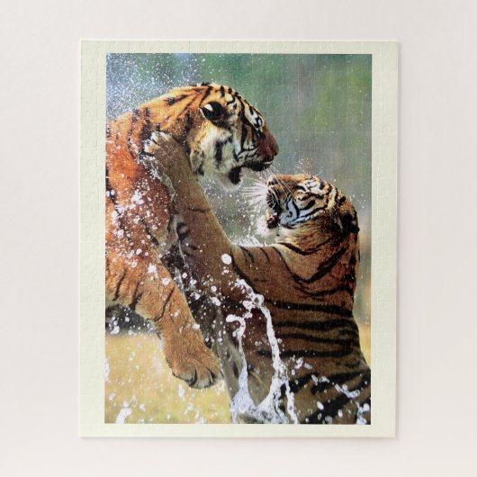 Puzzle Combattre les tigres (Vertical)