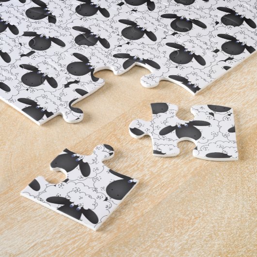 Puzzle Combien de moutons ? (Côté)