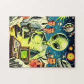 Puzzle Comics de science-fiction Alien vintage (Horizontal)