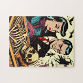 Puzzle Comics Retro Goth Couple (Horizontal)