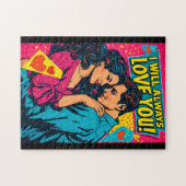 Puzzle Comics Romantiques Rétro Pop Art Couleur Romantiqu (Horizontal)