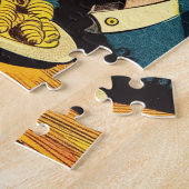 Puzzle Comics Vampire d'horreur vintage (Côté)