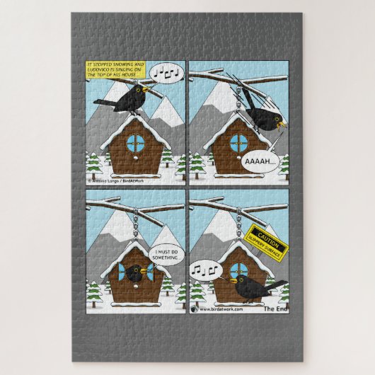 Puzzle Comique de sécurité d'abord (Vertical)