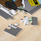 Puzzle Comique de sécurité d'abord (Côté)