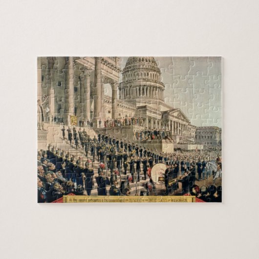 Puzzle Comme ils ont semblé participants à l'inauguration (Horizontal)