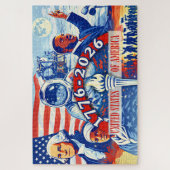 Puzzle Commemorative 1776-2026 USA Semiquincentennial  (Vertical)