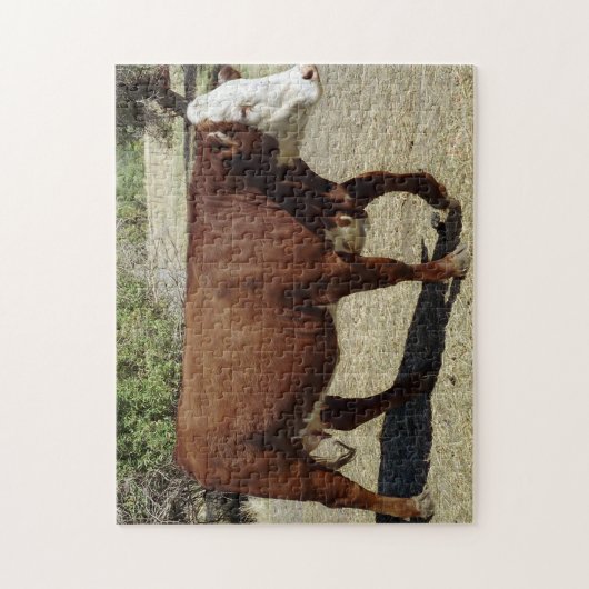 Puzzle Comment maintenant vaches Brown (Vertical)