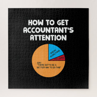 Puzzle Comment obtenir l'attention du comptable Graphique
