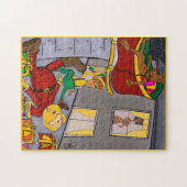 Puzzle Comment Père Noël A Rencontré Mme Père Noël Jigsaw (Horizontal)